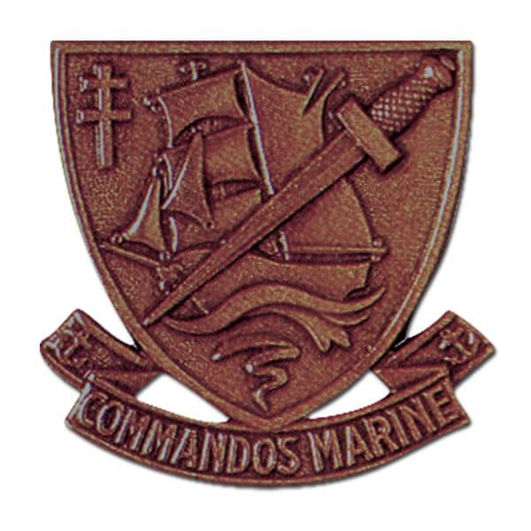 Distintivo francés Commandos Marine