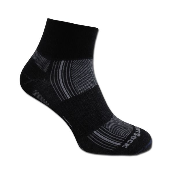 Calcetines Wrightsock Stride doble-capa color negro