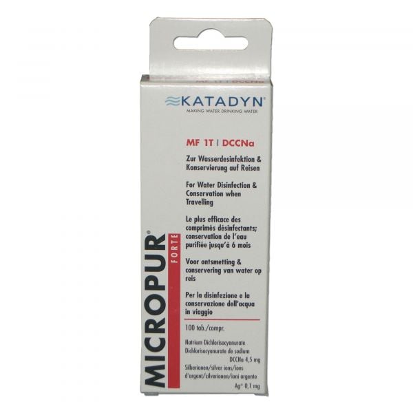 Katadyn tabletas Micropur Forte MF 1T 100 uds.