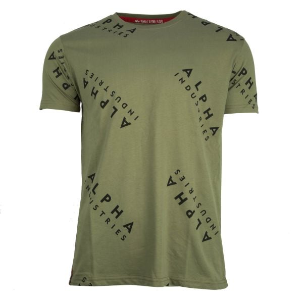 Alpha Industries Camiseta AOP T oliva