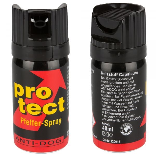 Spray de pimienta Protect 40 ml niebla de pulverización set doble