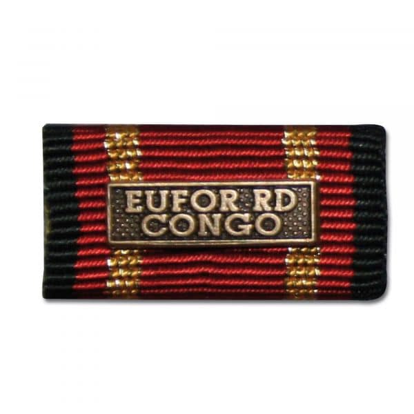 Medalla al servicio EUFOR RD CONGO color bronce