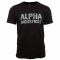Camiseta Alpha Industries Camo Print negro blanca camo