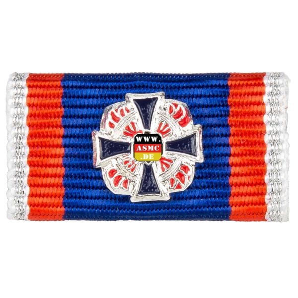 Medalla Cruz de honor Deutsches Feuerwehr color plateado