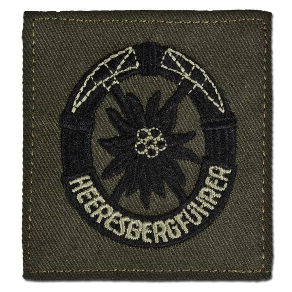 Distintivo Bw Heeresbergführer verde oliva / negro