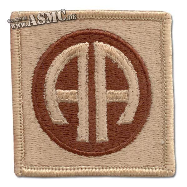 Insignia textil US 82nd Airborne desert