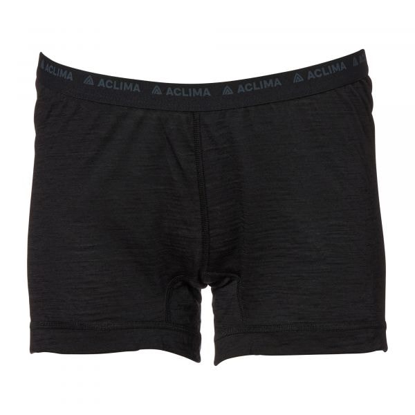 Aclima Short LightWool Hipster jet black mujeres