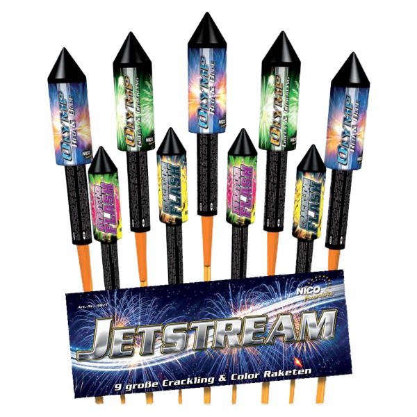 Fuego artificial Jetstream cohete 9 unids. F2