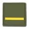 Distintivo de grado Francia Sous-Lieutenant verde oliva a colore