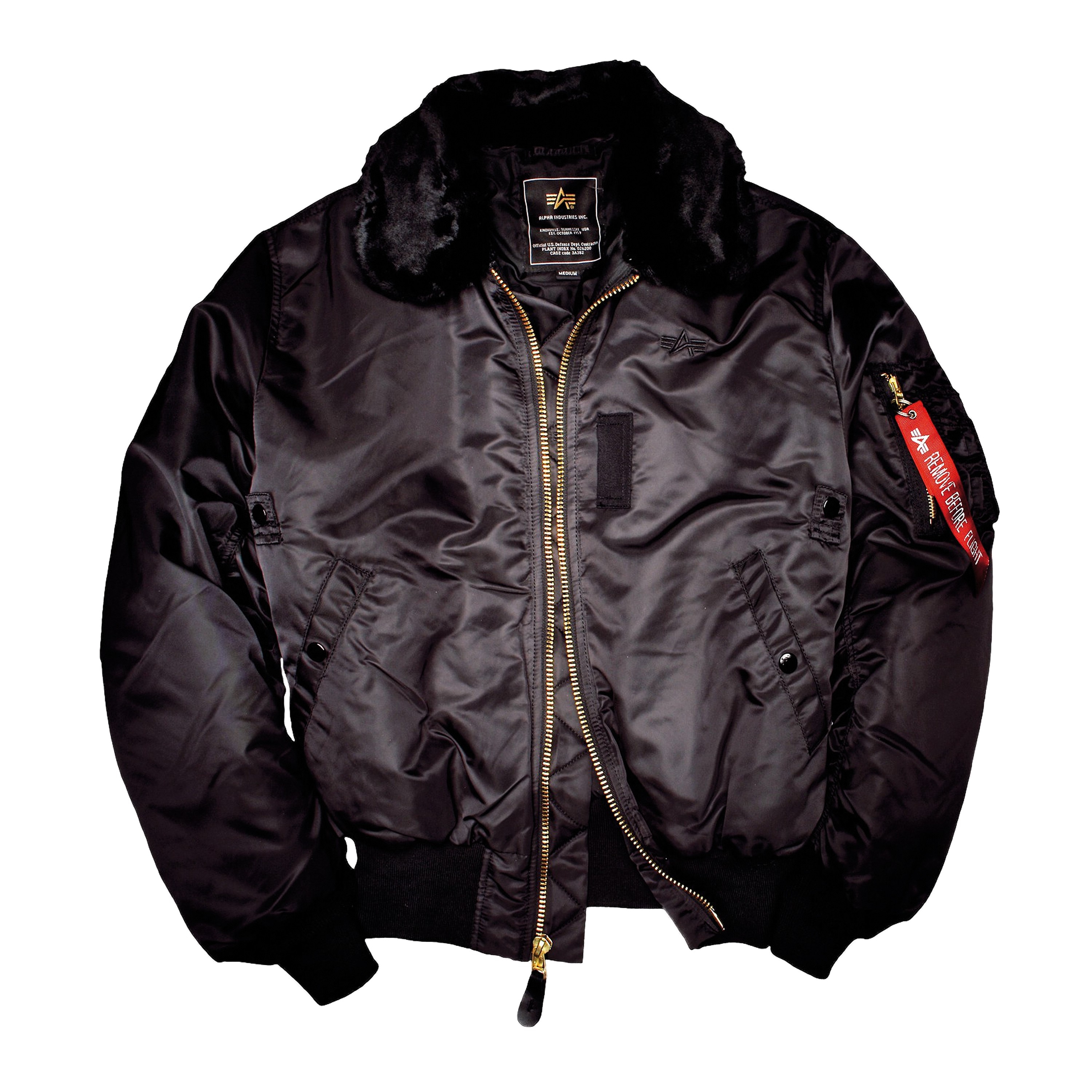 Comprar chaqueta aviador Alpha Industries 15 negra ASMC