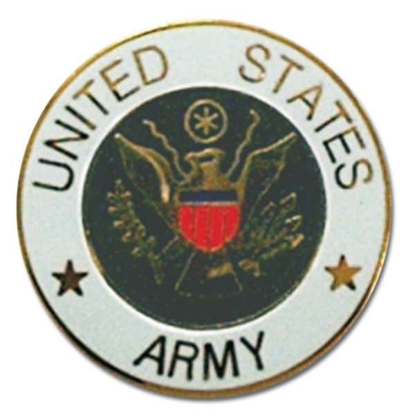 Pin Mini US Army redondo