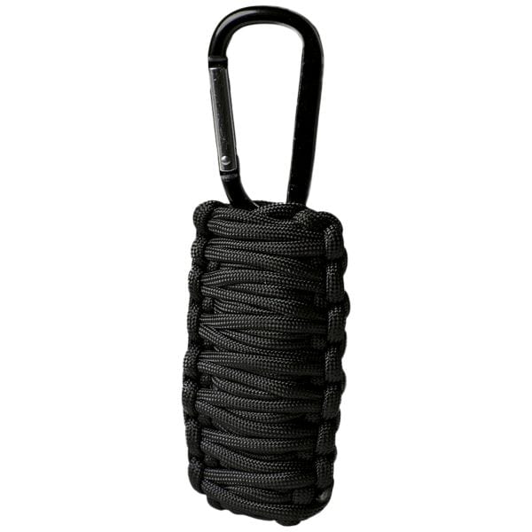 Mil-Tec Survival Kit Cuerda de paracaídas pequeño negro