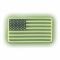 Parche 3D US Flag fosforescente