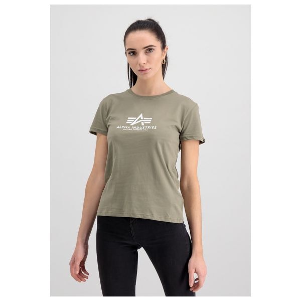 Alpha Industries camiseta New Basic oliva mujeres