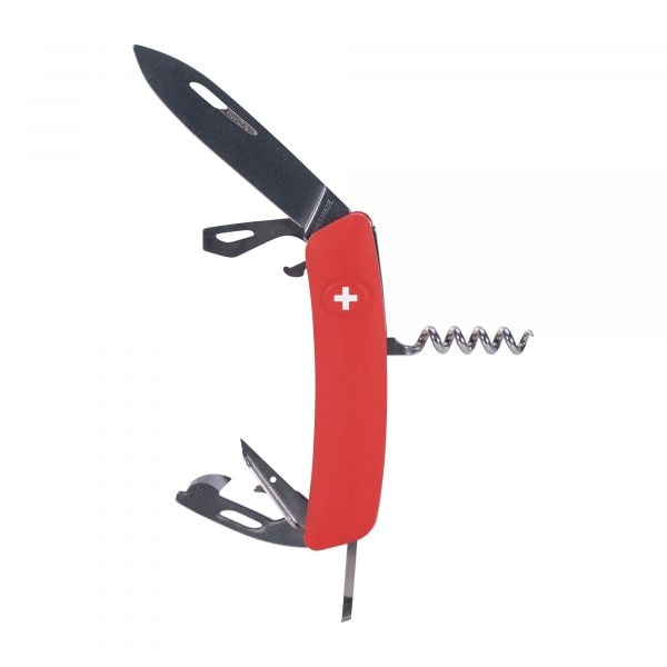 Cuchillo suizo SWIZA D02 6 funciones rojo