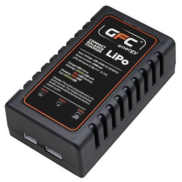 GFE cargador batería Li-Po Smartcharger GFC Energy negro