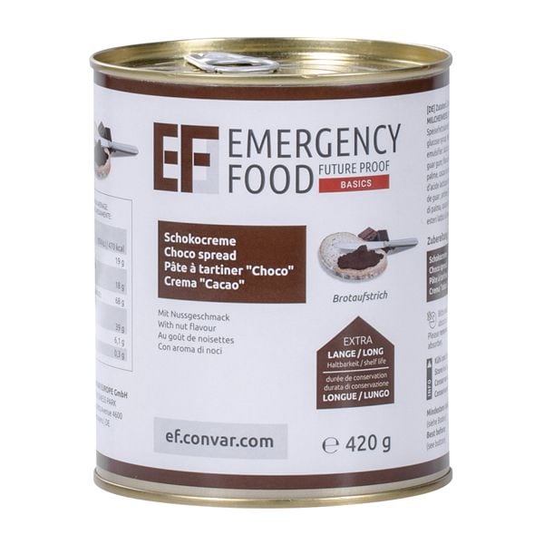 EF Emergency Food Crema de chocolate y nueces para untar