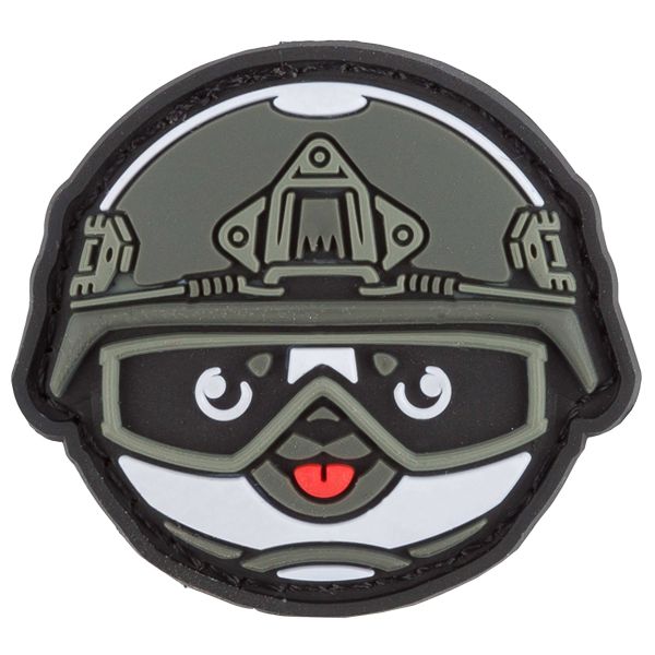 TacOpsGear 3D parche PVC Tacticons Nro.31 Panda Smiley Emoji