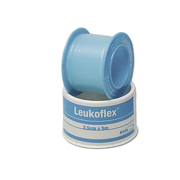 Cinta adhesiva médica Leukoflex 5 m x 2,5 cm