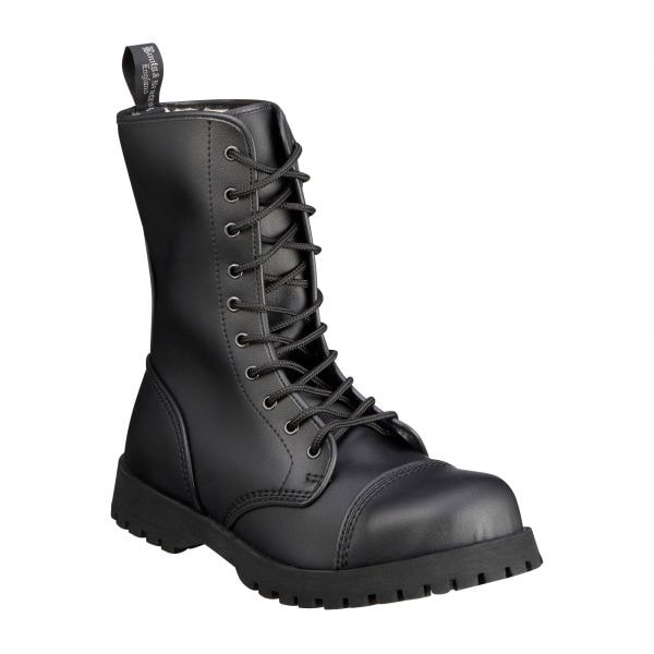 Boots & Braces bota 10-ojales Vegetarian Winter negra