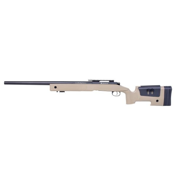 FN Herstal Airsoft Rifle SPR Sniper tan