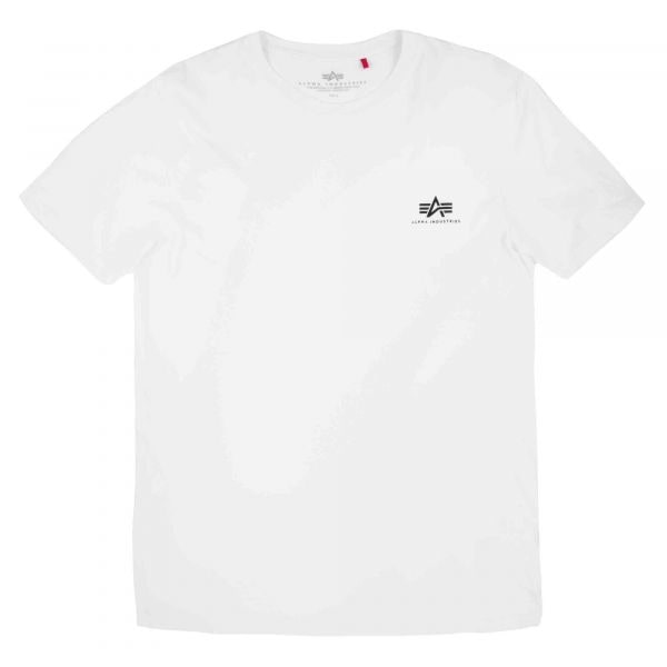 Camiseta Alpha Industries Basic Small Logo blanca