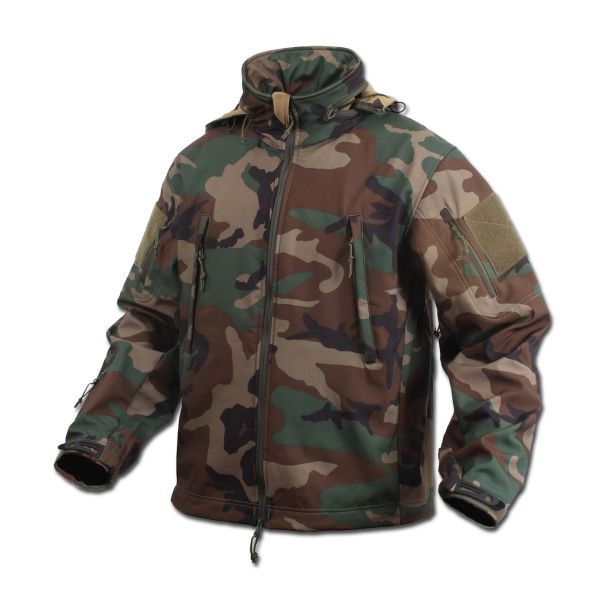 Chaqueta Rothco Special Ops Soft Shell woodland