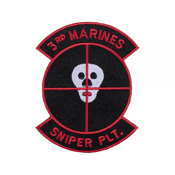 Insignia textil US 3rd Marines Sniper Plt.