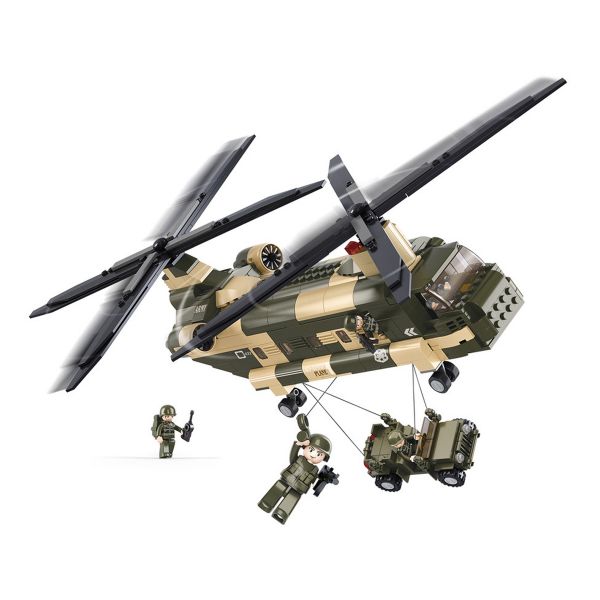 Sluban set de bloques Chinook Helicóptero M38-B0508