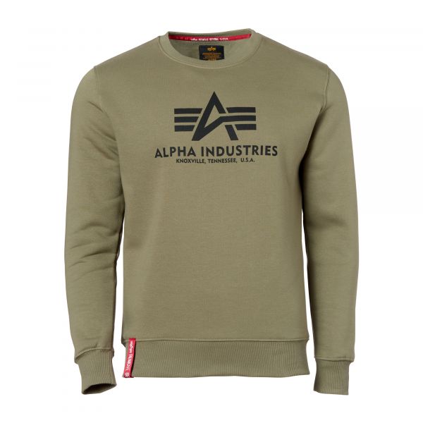 Alpha Industries suéter Basic Sweater oliva