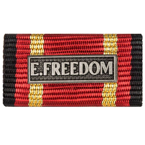 Medalla al servicio Freedom color plateado