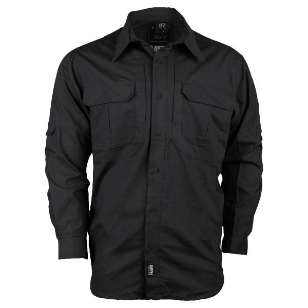 Camisa manga larga MFH Tactical Stake negra