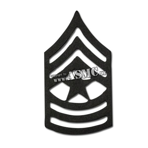 Distintivo metálico de rango US Sergeant Major subdued