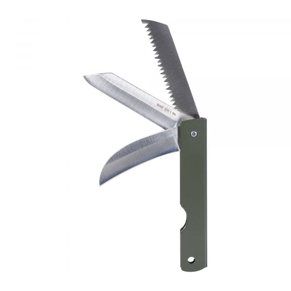 History Knife & Tool Cuchillo Japanese Army Hawkbill verde