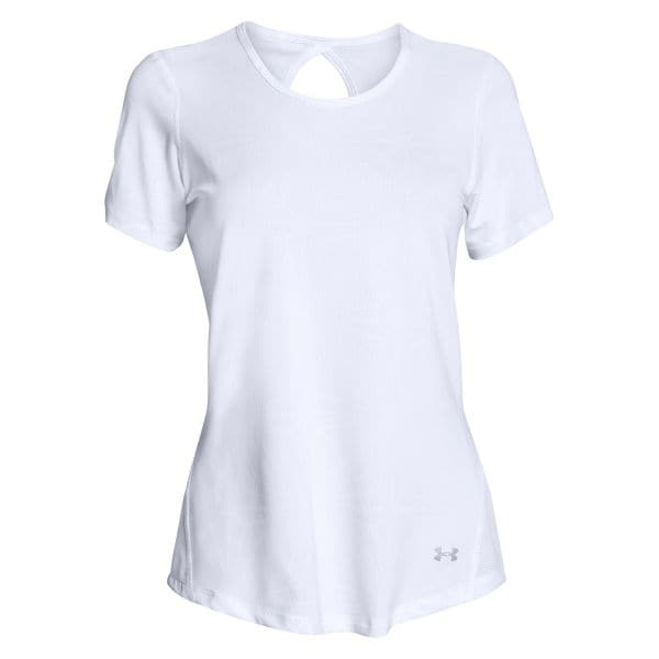 Under Armour Camiseta HeatGear CoolSwitch blanca mujer