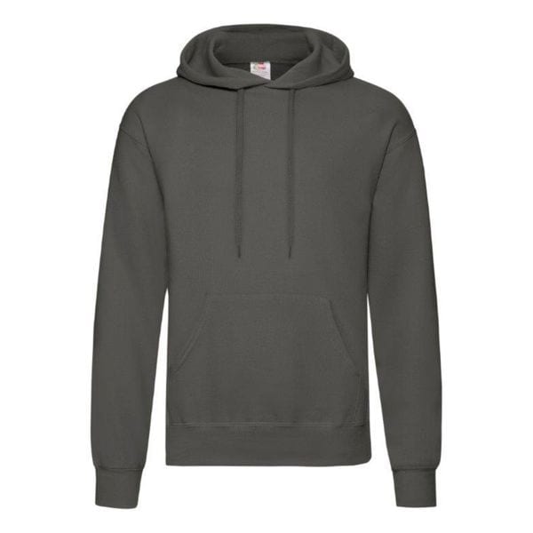 Fruit of the Loom jersey c/ capucha Classic Hooded grafito