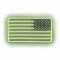Parche 3D US Flag reversed fosforescente
