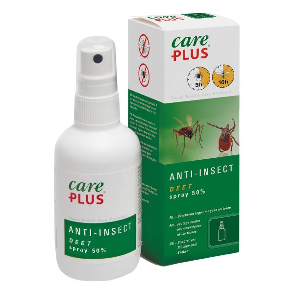 Care Plus Repelente contra insectos DEET 50 Spray 60ml