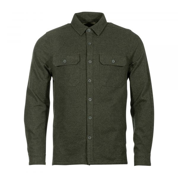 Pinewood camisa manga larga Värnamo darkgreen melange