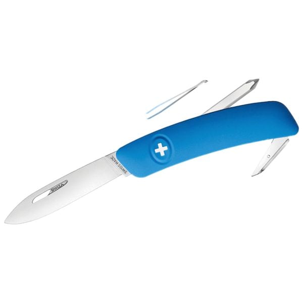 Cuchillo suizo SWIZA D02 6 funciones azul