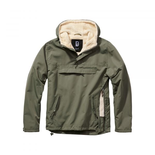 Brandit chaqueta Windbreaker Sherpa oliva