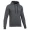 Sudadera Under Armour Hoodie Rival Fitted gris jaspeado