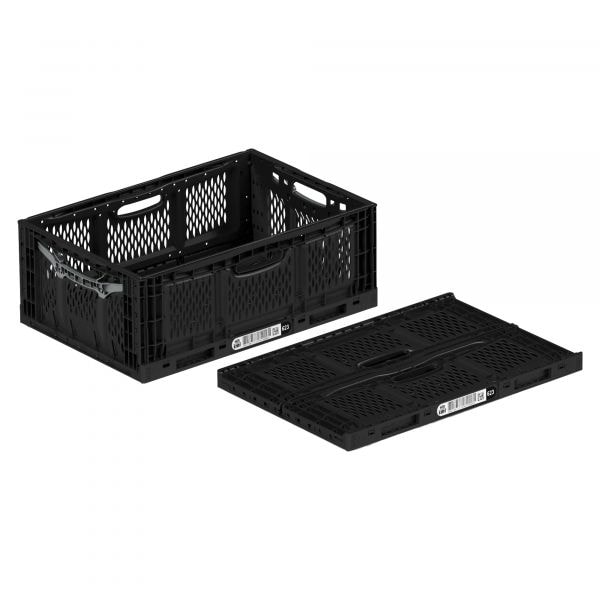 Surplus Systems Caja plegable Maxi 60 x 40 x 23 cm negra