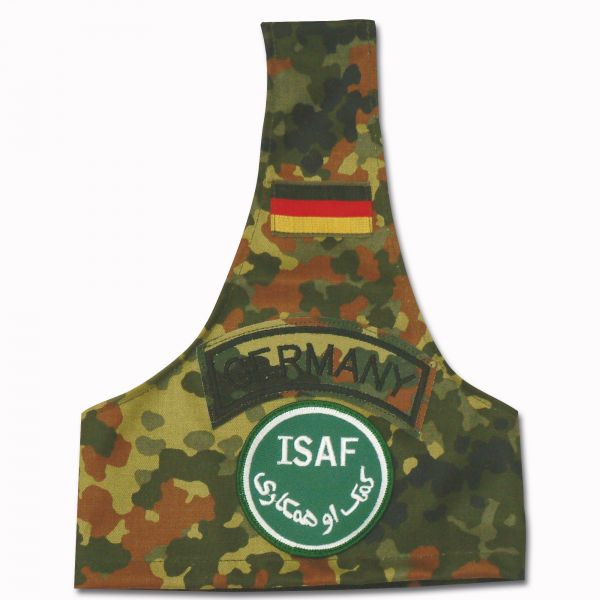 Brazalete flecktarn con insignia ISAF