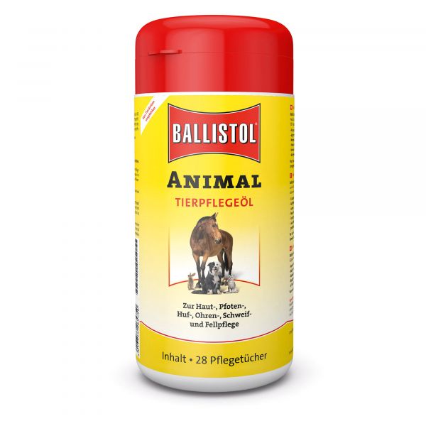 Ballistol Caja dispensadora toallitas Animal inc. 28 toallitas