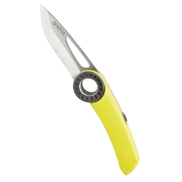 Petzl cuchillo Spatha amarillo