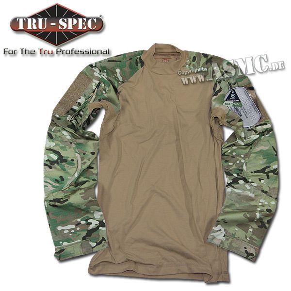 Camiseta de combate Shirt Multicam TruSpec coyote