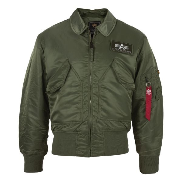 Alpha Industries chaqueta de aviador CWU oliva
