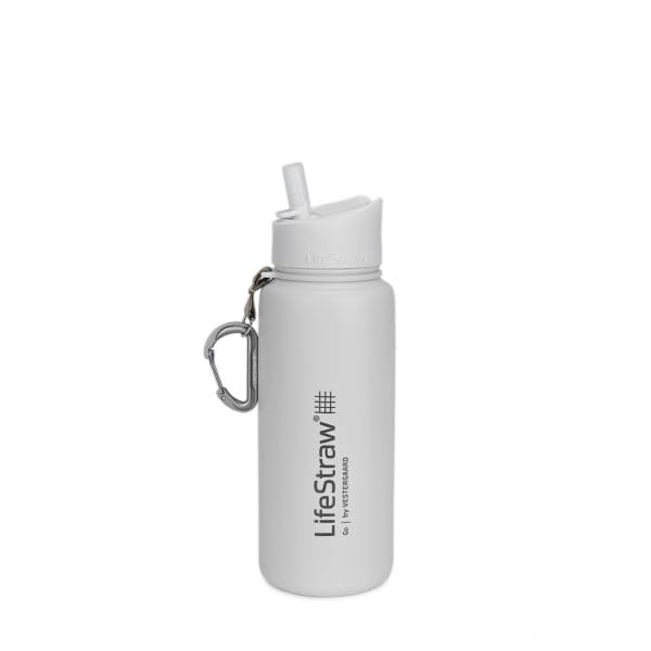 LifeStraw botella de agua Go acero inox. con filtro 0,7 L blanco