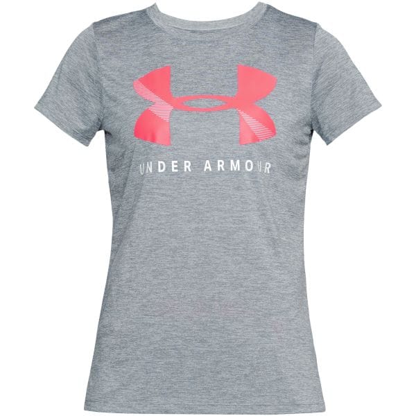 Camiseta Under Armour Women Tech Graphic Twist gris